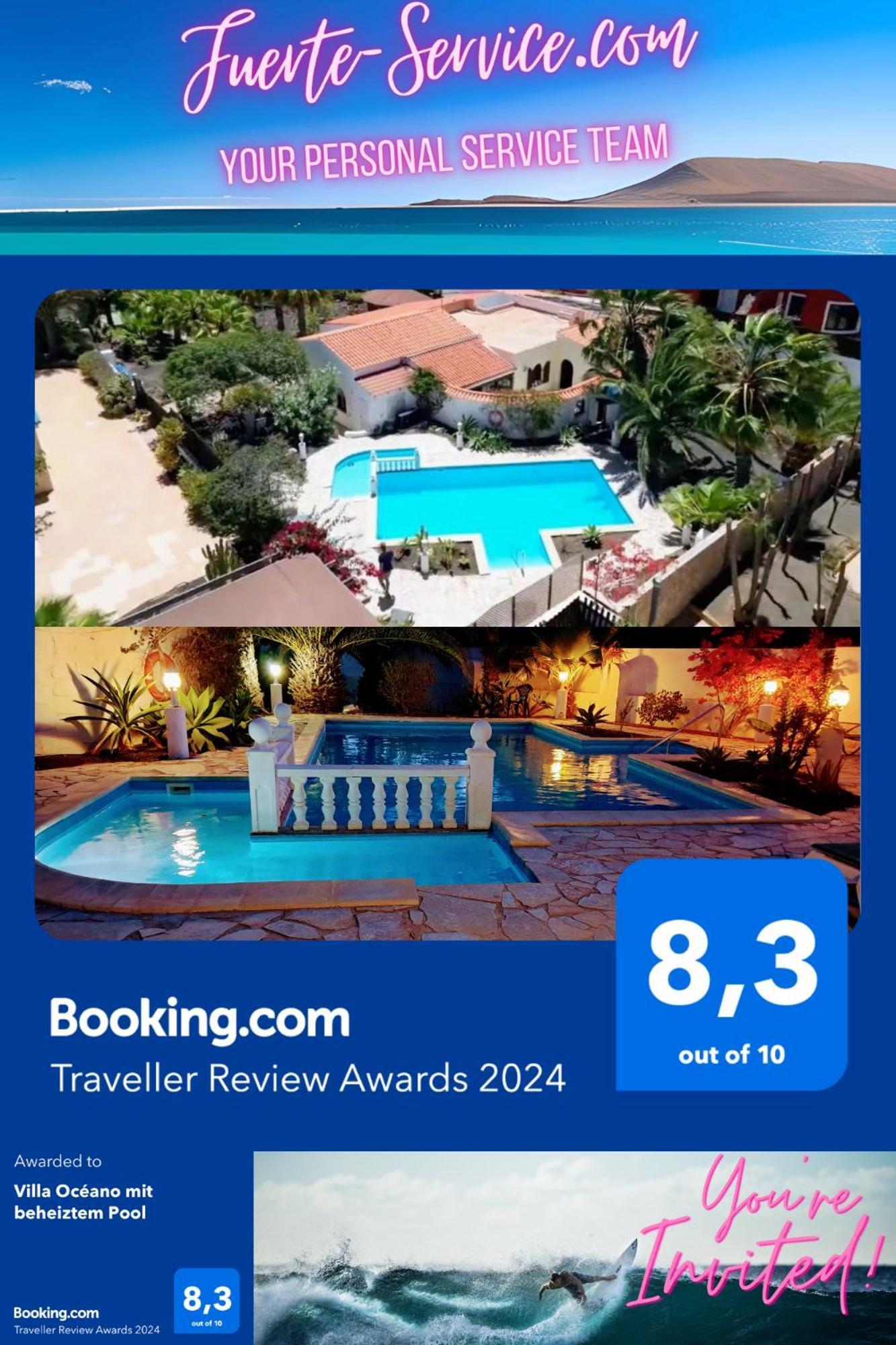 Villa Oceano Mit Privatem Beheiztem Pool, Vollklimatisiert Und Meerblick Parque Holandes Luaran gambar